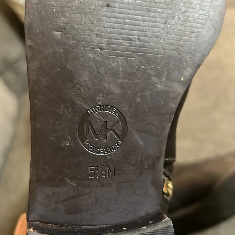 MICHAEL Michael Kors Hamilton Tall Riding Boots -‎ Dark Chocolate Size 5.5